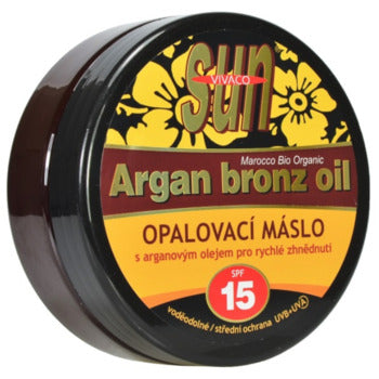 Vivaco - Sun Argan Bronze Oil SPF 15 Suntan butter with organic argan oil - 200ml