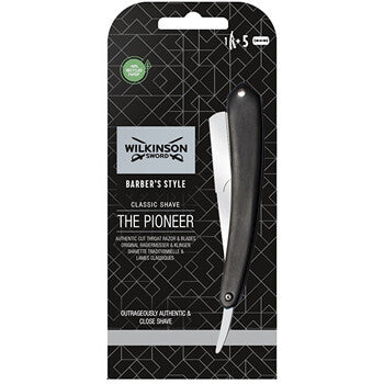 Wilkinson Sword - Cut Throat + Double Edge Blades ( 5 pcs ) - Razor + spare razor blades