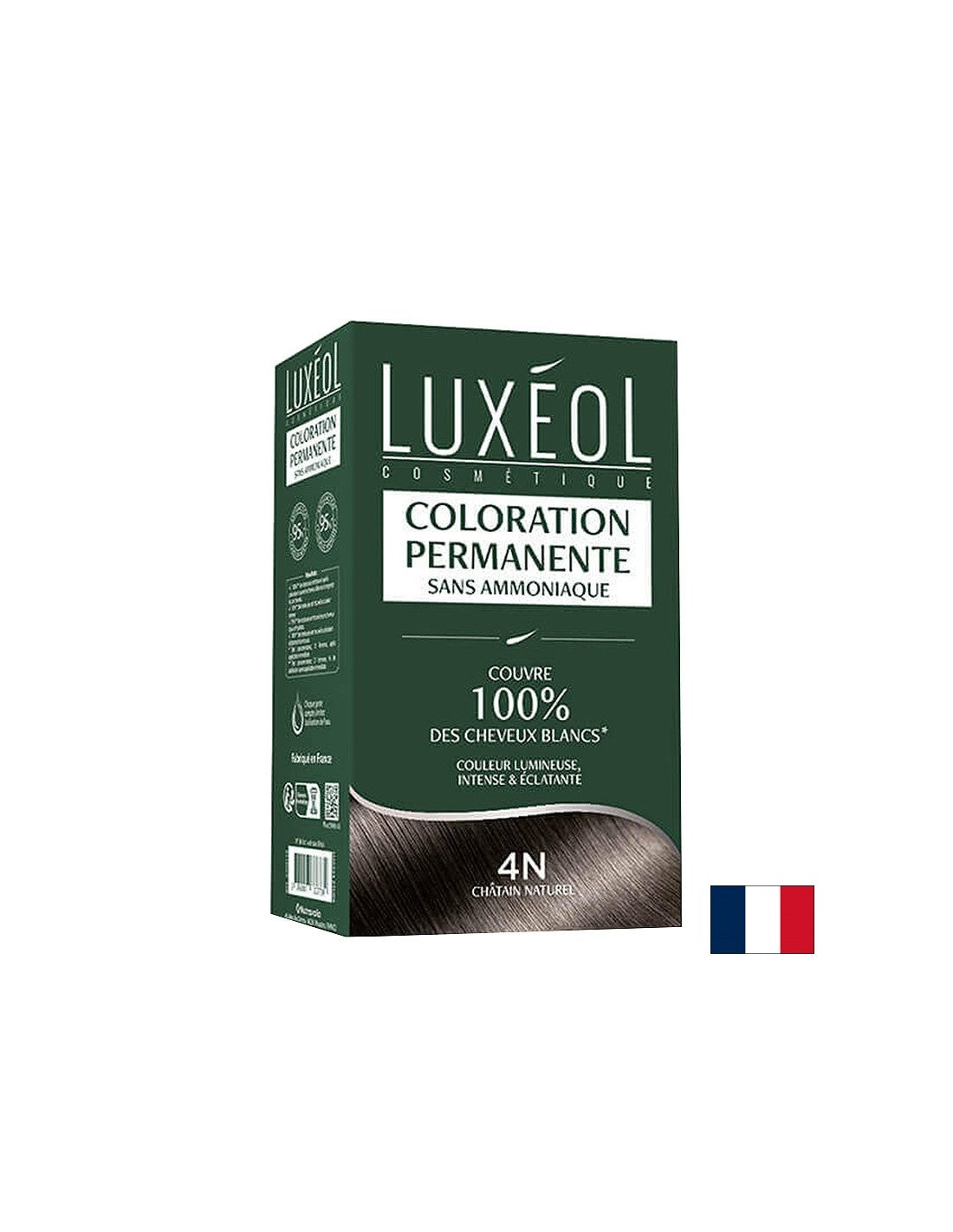 Трайна боя за коса без амоняк – Естествено кестеняво 4N, с масла и растителни екстракти, 1 опаковка - Feel You