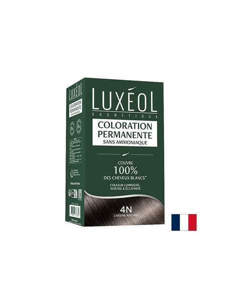 Трайна боя за коса без амоняк – Естествено кестеняво 4N, с масла и растителни екстракти, 1 опаковка - Feel You