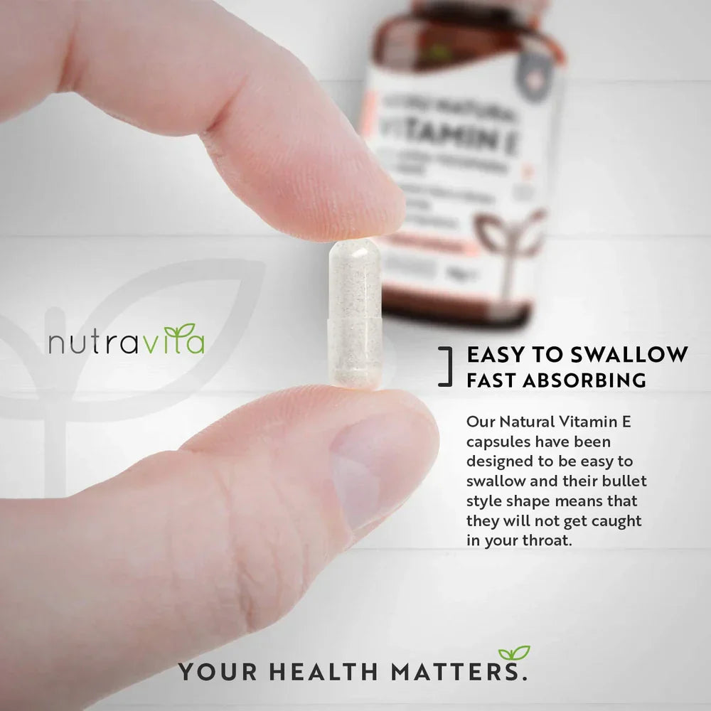 Natural Vitamin E 400IU 90 Vcaps - Nutra Best Bulgaria