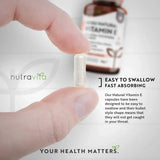 Natural Vitamin E 400IU 90 Vcaps - Nutra Best Bulgaria