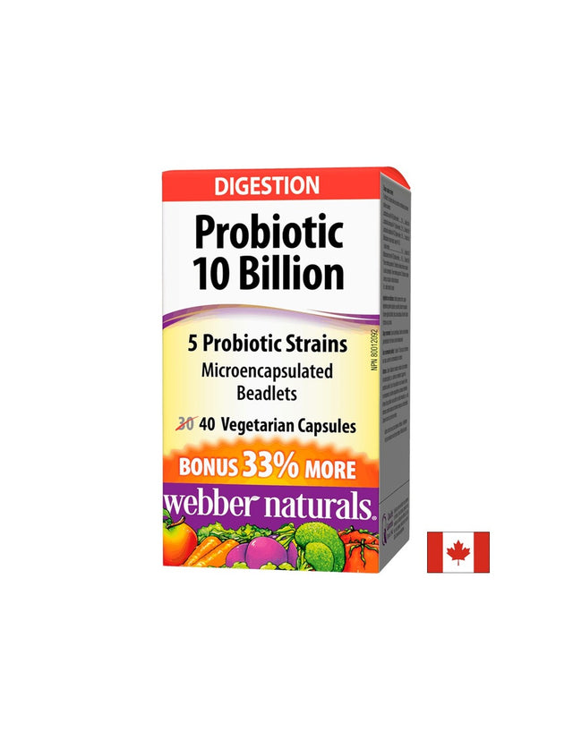 Пробиотик 5 щама, 10 млрд. активни пробиотици х 40 капсули - Feel You