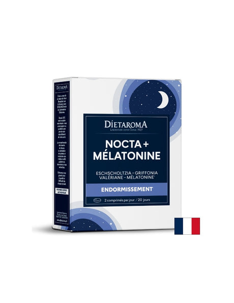 Мелатонин + 5-HTP + Валериана – За по-бързо заспиване и спокоен сън, 40 таблетки - Feel You
