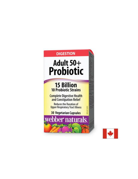 Чревен баланс и добро храносмилане - Пробиотик за възрастни 50+,15 млрд. активни пробиотици, 10 щама, 30 капсули - Feel You