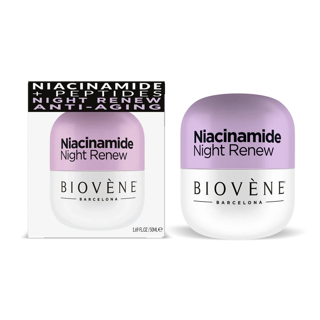 Нощен крем с ниацинамид за възстановяване и мекота - 50 мл - Feel You