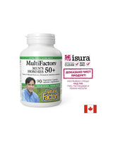 Витамини и Минерали за Мъже 50+ MultiFactors, 90 V капсули Natural Factors - Feel You