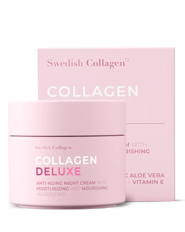 Нощен крем с Ретинол, Хиалурон и Колаген 50 мл Swedish Collagen - Feel You