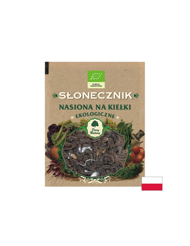 Слънчоглед - Био семена за кълнове, 50 g Dary Natury - Feel You