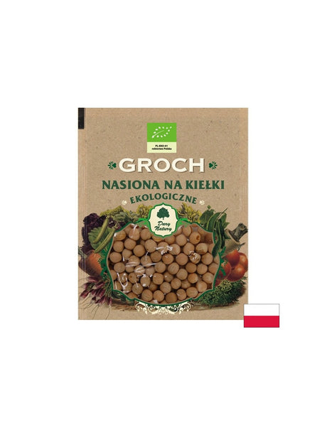 Грах - семена за кълнове Био, 50 g Dary Natury - Feel You