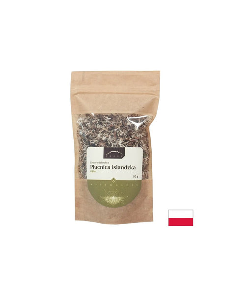 В подкрепа на дихателната и храносмилателната системи - Исландски лишей, 50 g - Feel You