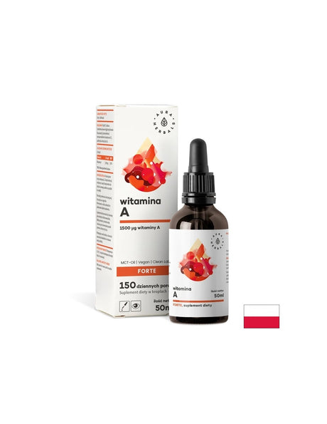 Зрение и имунитет - Витамин А Форте, 50 ml, капки - Feel You