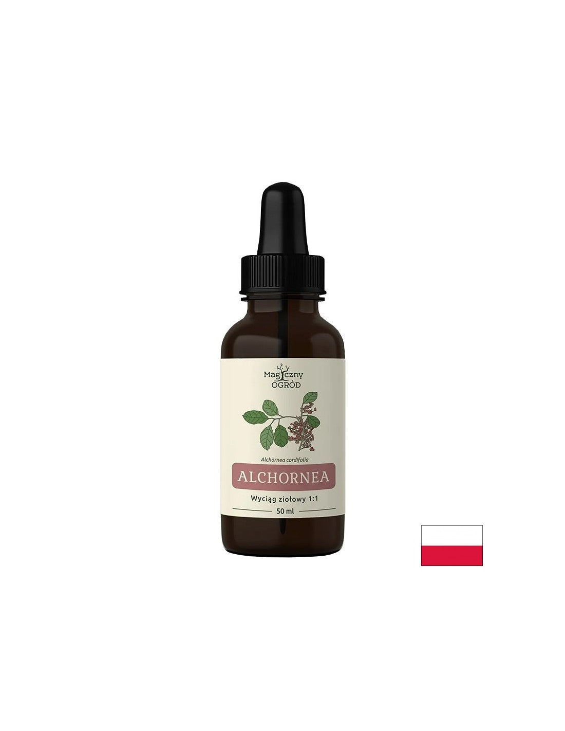 Грижа за кожата - Алхорнеа кордифолия, тинктура, 50 ml - Feel You