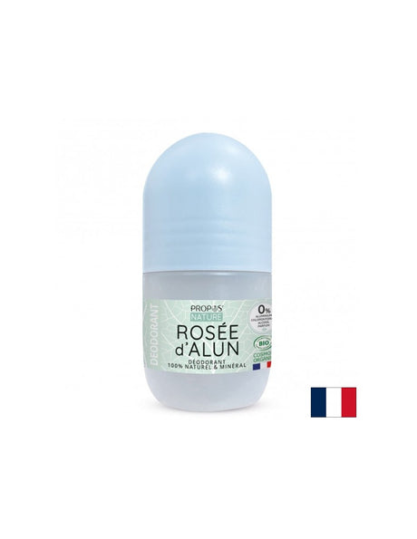 Кристален рол-он против изпотяване (с алунит с алое вера и флорална вода от розов и портокалов цвят), БИО, 50 ml - Feel You