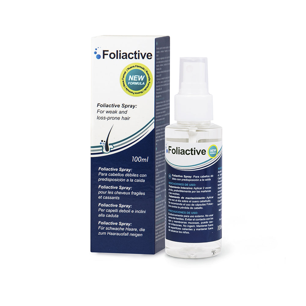 500 Cosmetics, Foliactive, Hair Spray Treatment, Anti-Hair Loss, 100 ml - Feel You