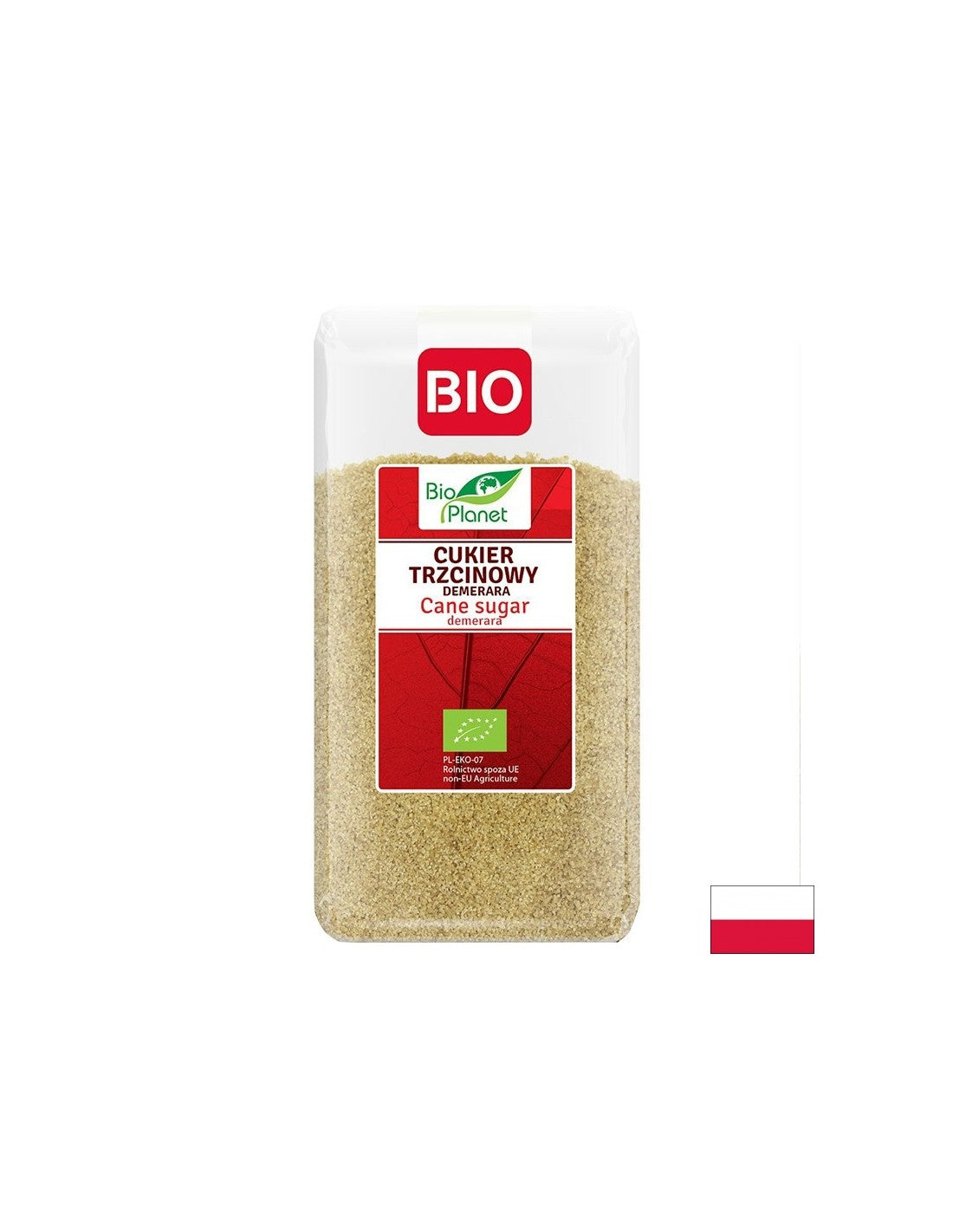 Тръстикова захар Демерара, БИО, 500 g - Feel You