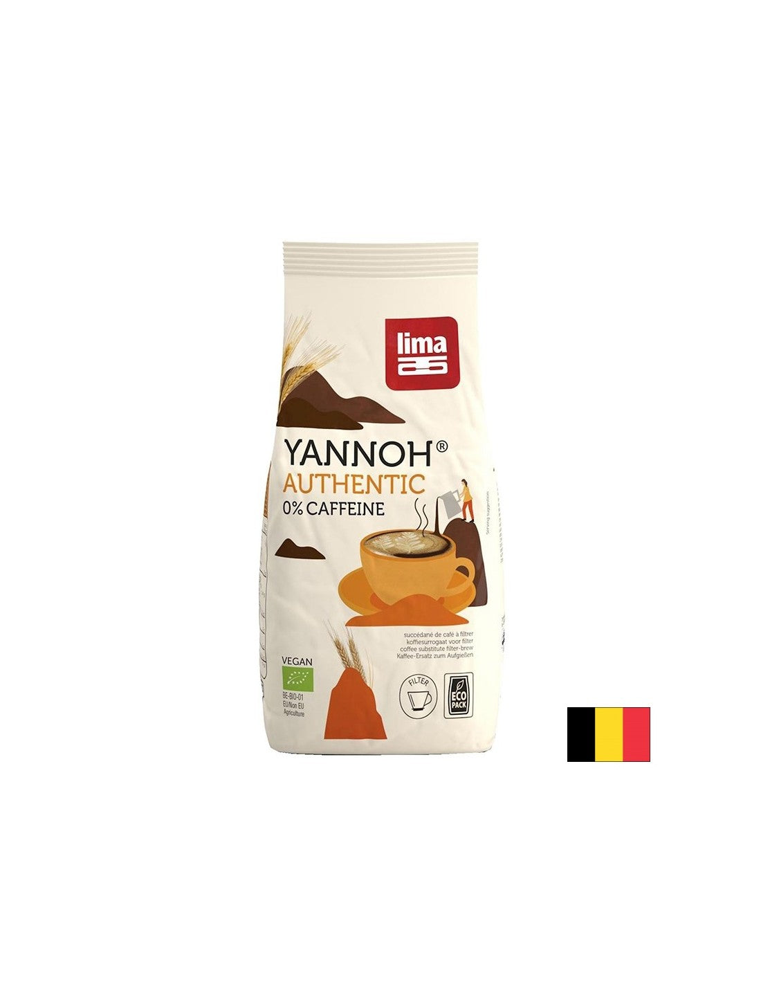 Заместител на кафе с печени зърна, без кофеин, БИО, 500 g - Feel You
