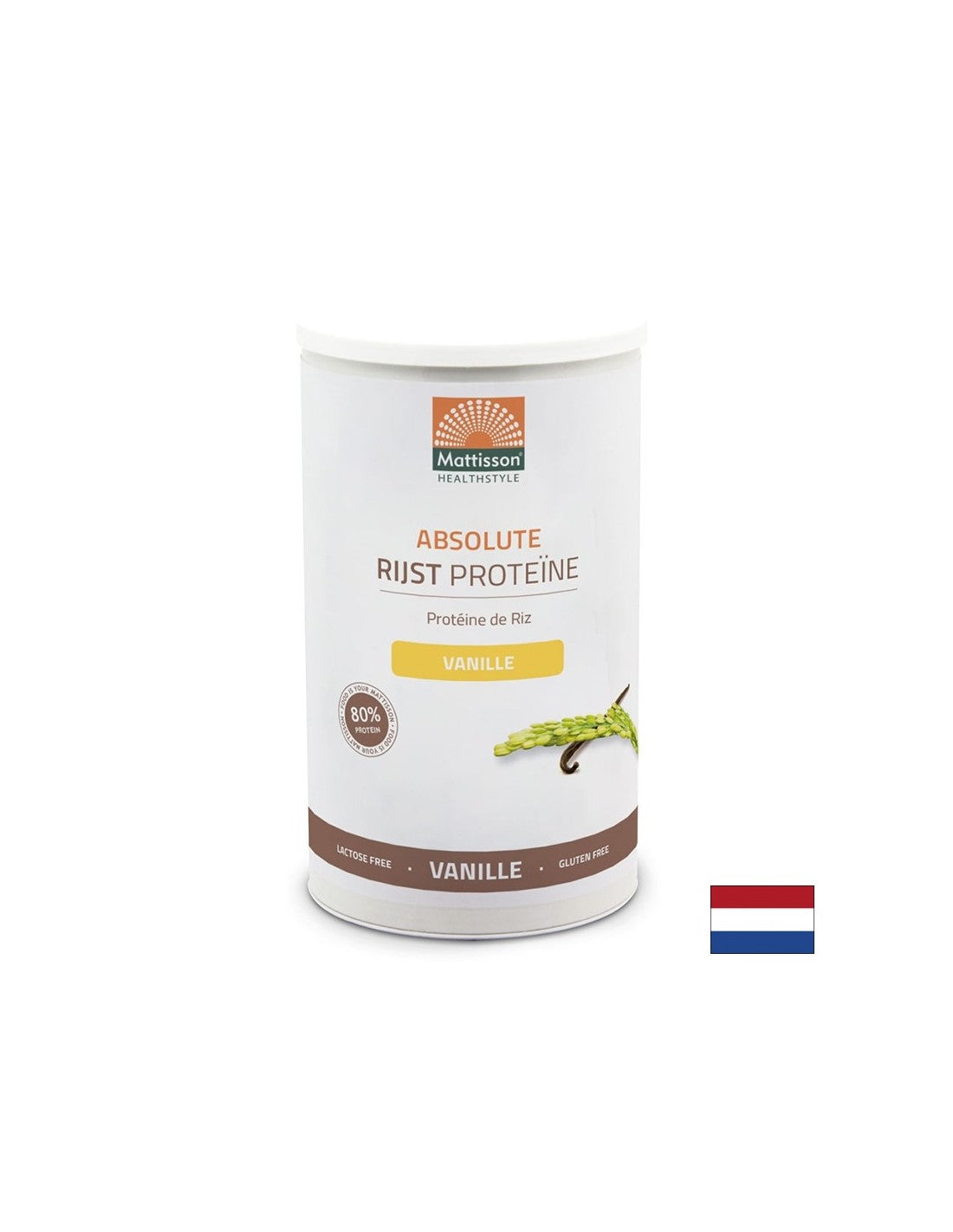 Оризов протеин на прах - вкус на ванилия, 500 g Mattisson Healthstyle - Feel You