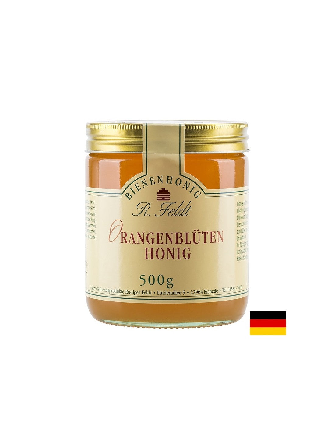 Пчелен мед от портокалов цвят, 500 g R.Feldt - Feel You