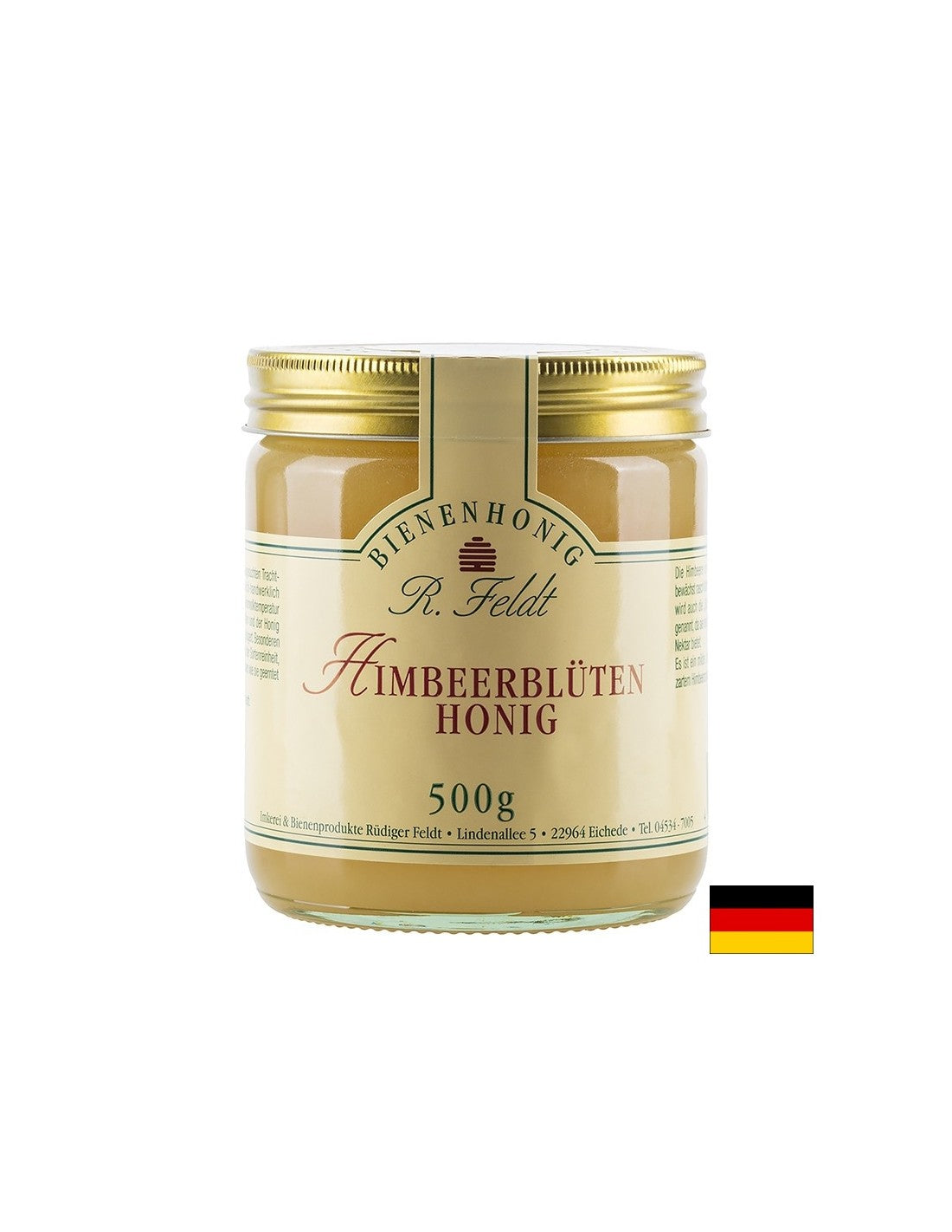 Пчелен мед от малинов цвят, 500 g - Feel You