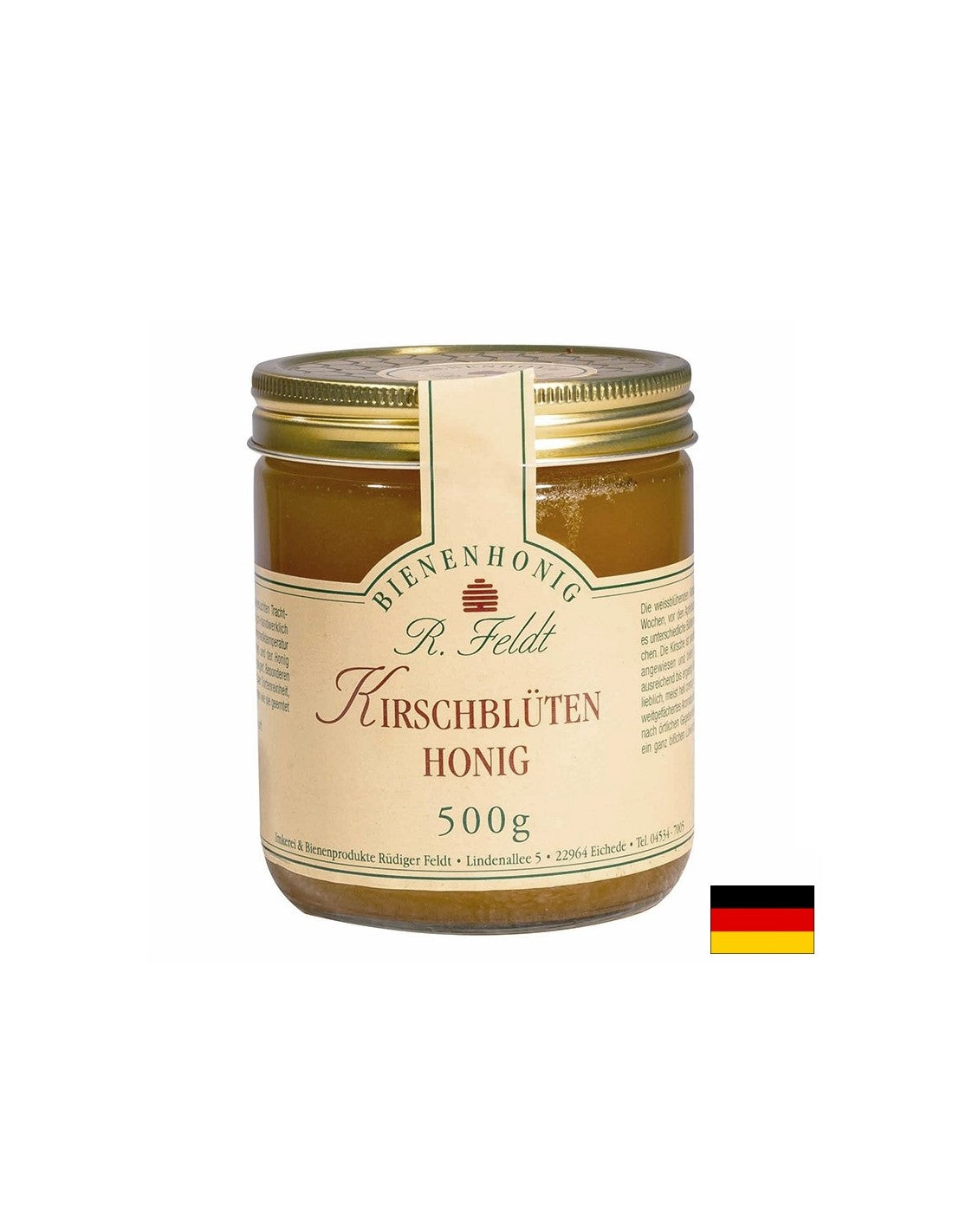 Пчелен мед от черешов цвят, 500 g - Feel You