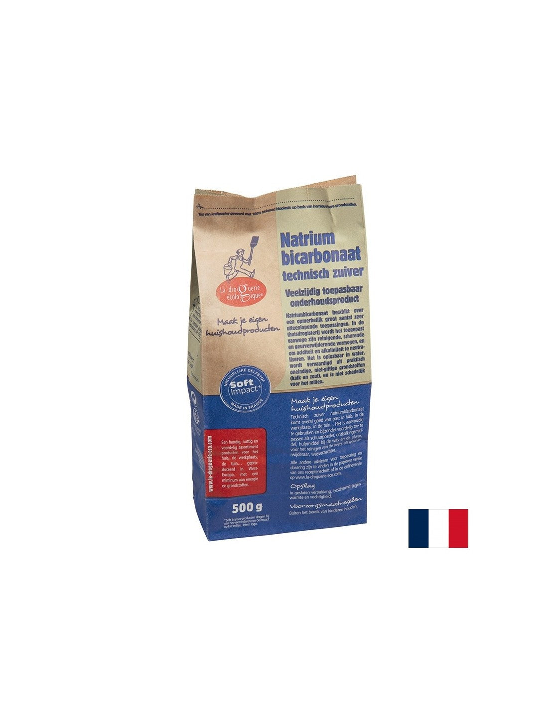 Сода бикарбонат за домакинството - Хигиена и дезодориране на дома, 500 g - Feel You