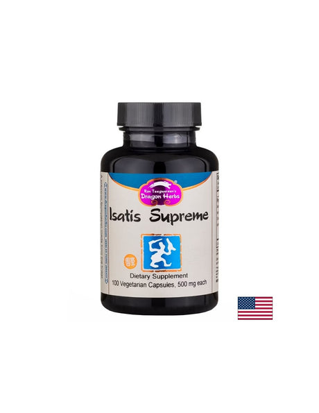 Срещу вирусни и бактериални инфекции - Билкова формула с исатис, 500 mg, 100 капсули - Feel You