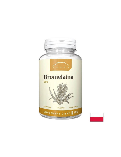 Добро храносмилане - Бромелаин, 500 mg х 100 капсули - Feel You