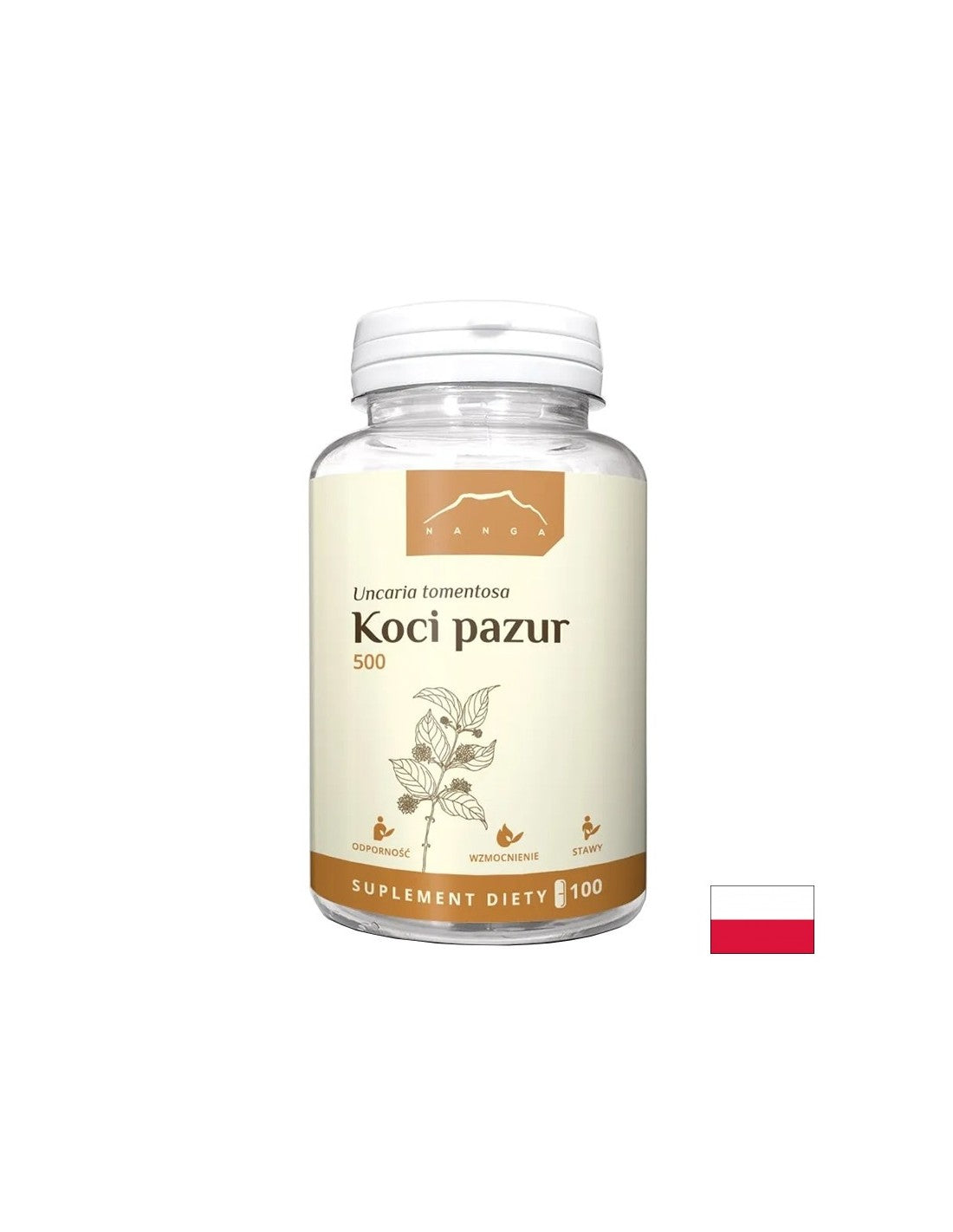 Силен имунитет - Котешки нокът, 500 mg х 100 капсули - Feel You