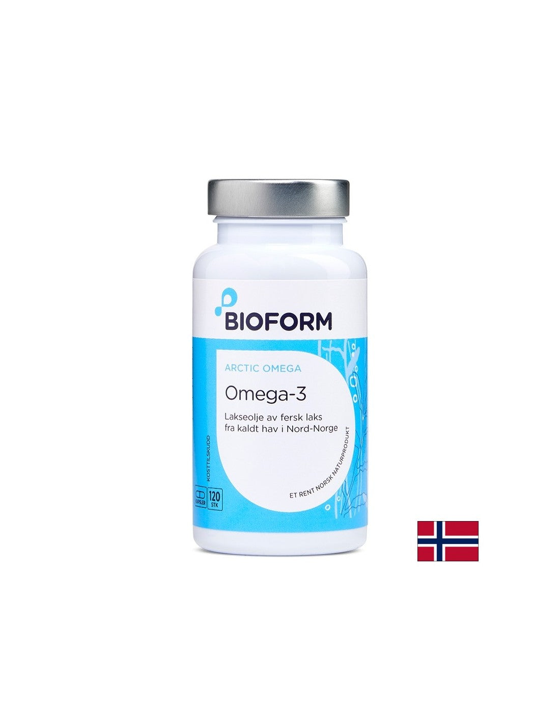 Когнитивна и сърдечна функция - Рибено масло от дива норвежка сьомга, 500 mg х 120 капсули - Feel You