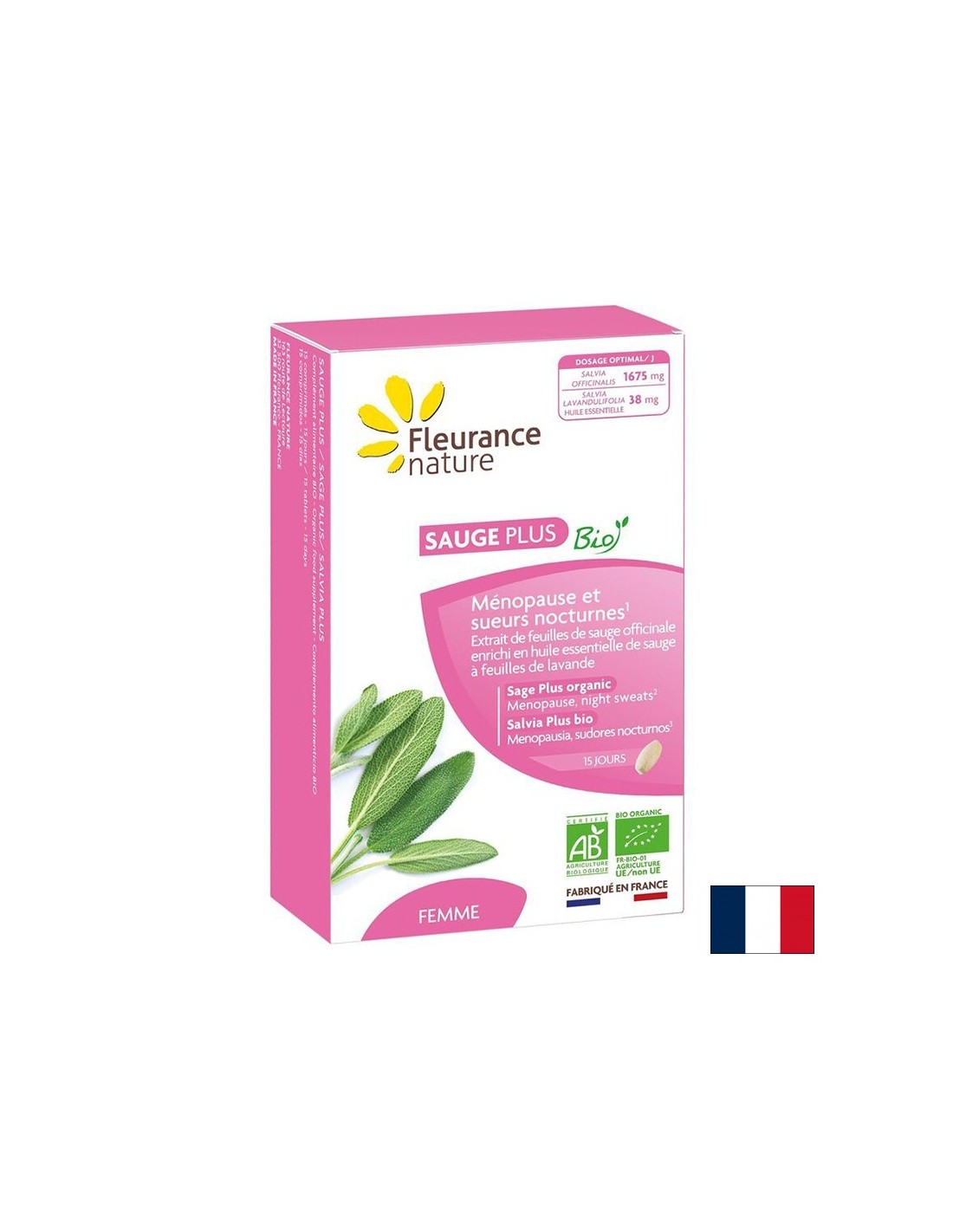 При менопауза и прекомерно изпотяване - Салвия+, 500 mg  х 15 таблетки - Feel You