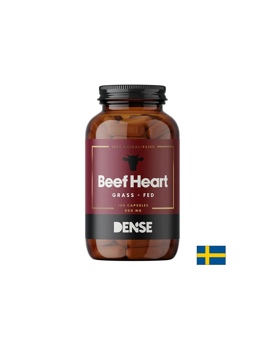 Сърдечно-съдова система - Говеждо сърце, 500 mg х 180 капсули - Feel You