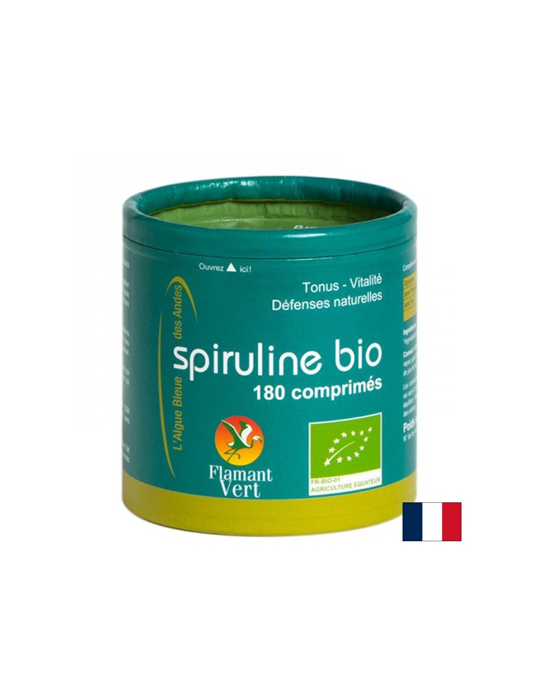 Имунна подкрепа и тонус - Спирулина Био, 500 mg х 180 таблетки - Feel You