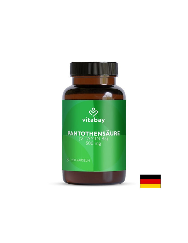 Пантотенова киселина – Енергия и метаболизъм, 500 mg, 200 капсули - Feel You