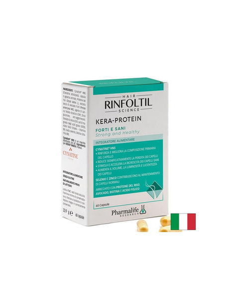 Здрава и силна коса с хидролизиран кератин 500 mg и оризов протеин 200 mg, 60 капсули - Feel You
