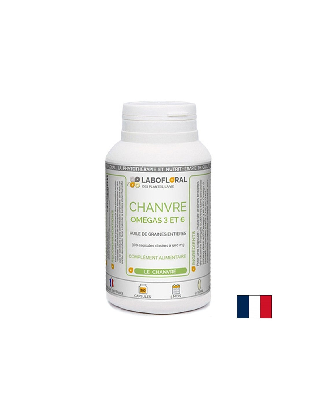 Стрес и тревожност - Масло от Конопено семе 500 mg (Омега-3, Омега 6), 50 капсули - Feel You