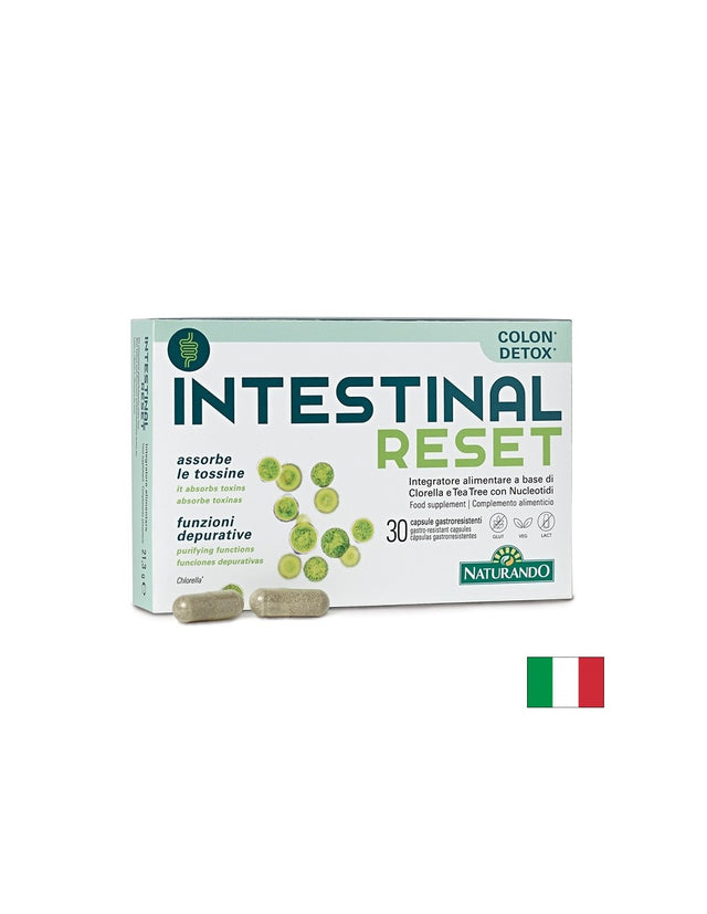 Формула за чревен баланс с Хлорела 500 mg и Нуклеотиди 400 mg, Intestinal Reset, 30 стомашно-устойчиви капсули - Feel You