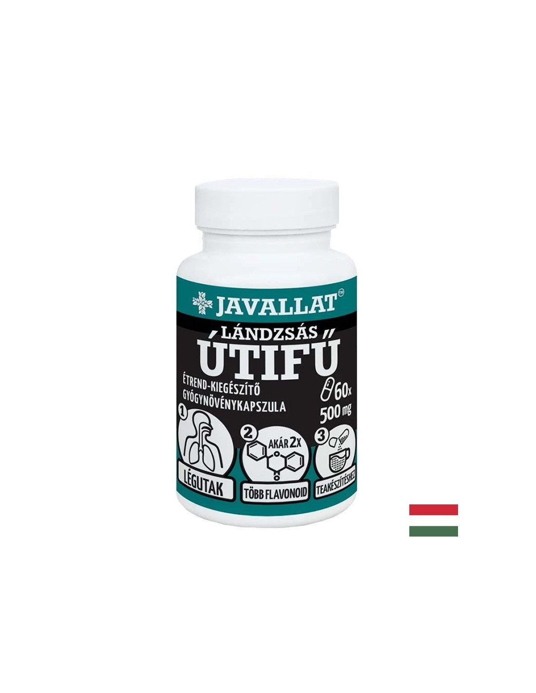 Дихателна система - Теснолист живовляк, 500 mg х 60 капсули - Feel You