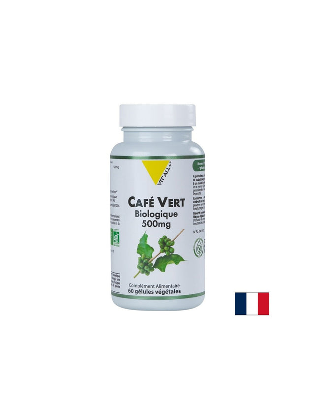 Редукция на теглото - Зелено кафе, 500 mg х 60 капсули - Feel You
