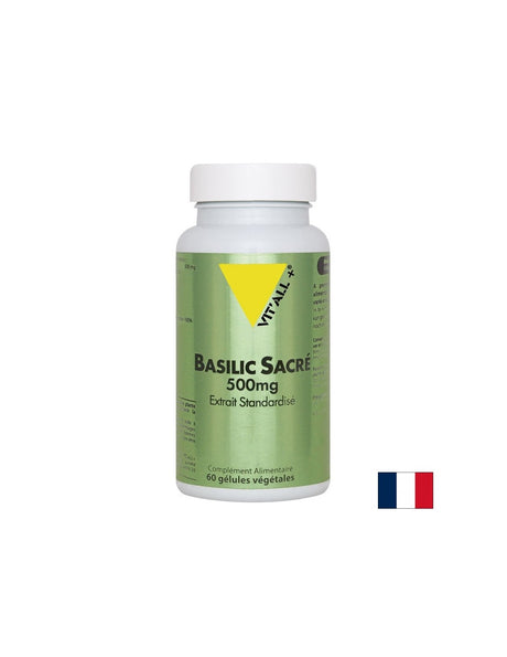 Стрес и добро настроение - Свещен босилек (Тулси), 500 mg х 60 капсули - Feel You