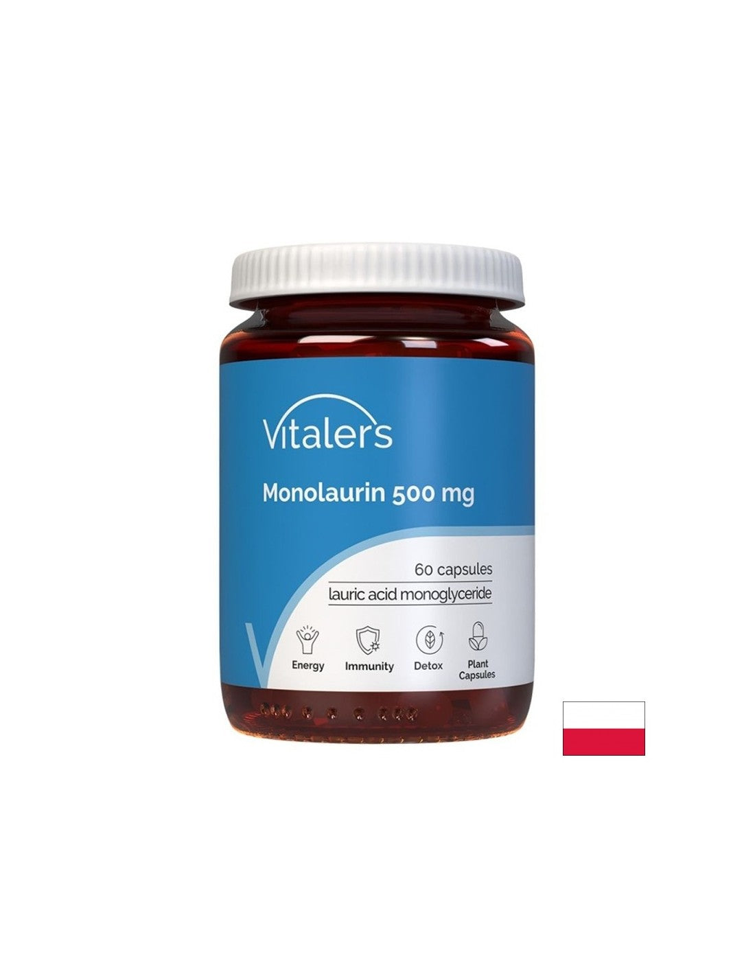 Монолаурин Имунна защита и енергия 500 mg, 60 капсули - Feel You