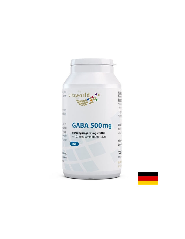 За релакс на нервната система - ГАБА (гама-аминомаслена киселина), 500 mg x 120 капсули - Feel You