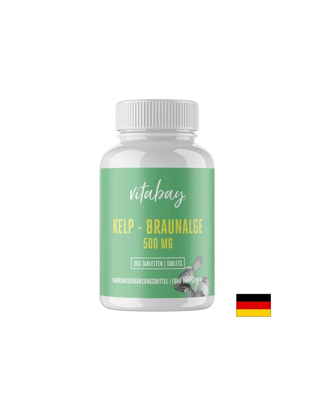 Щитовидна жлеза - Келп (кафяви водорасли), 500 mg x 365 таблетки - Feel You