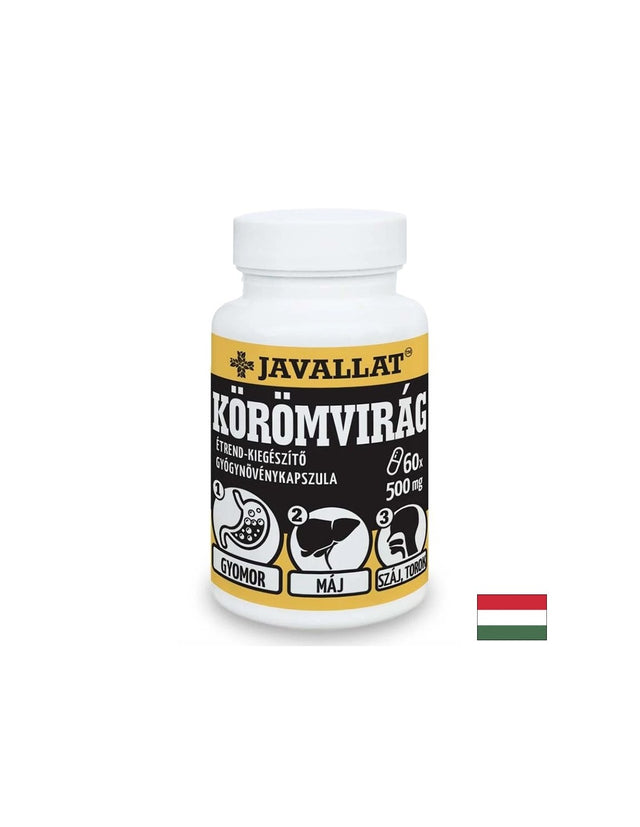 Черен дроб и стомашно-чревно здраве - Невен (цвят), 500 mg x 60 капсули - Feel You