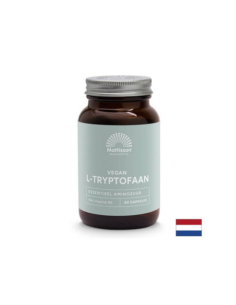 Стрес и безсъние - Л-Триптофан, 500 mg x 60 капсули Mattisson Healthstyle - Feel You