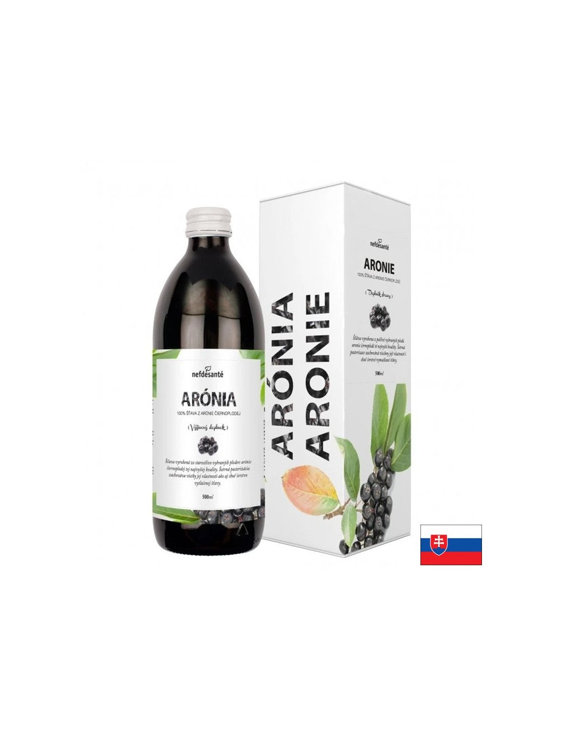 Сок от арония – мощен антиоксидант - Сърдечно, метаболитно и чернодробно здраве, 500 ml, 10 дози - Feel You