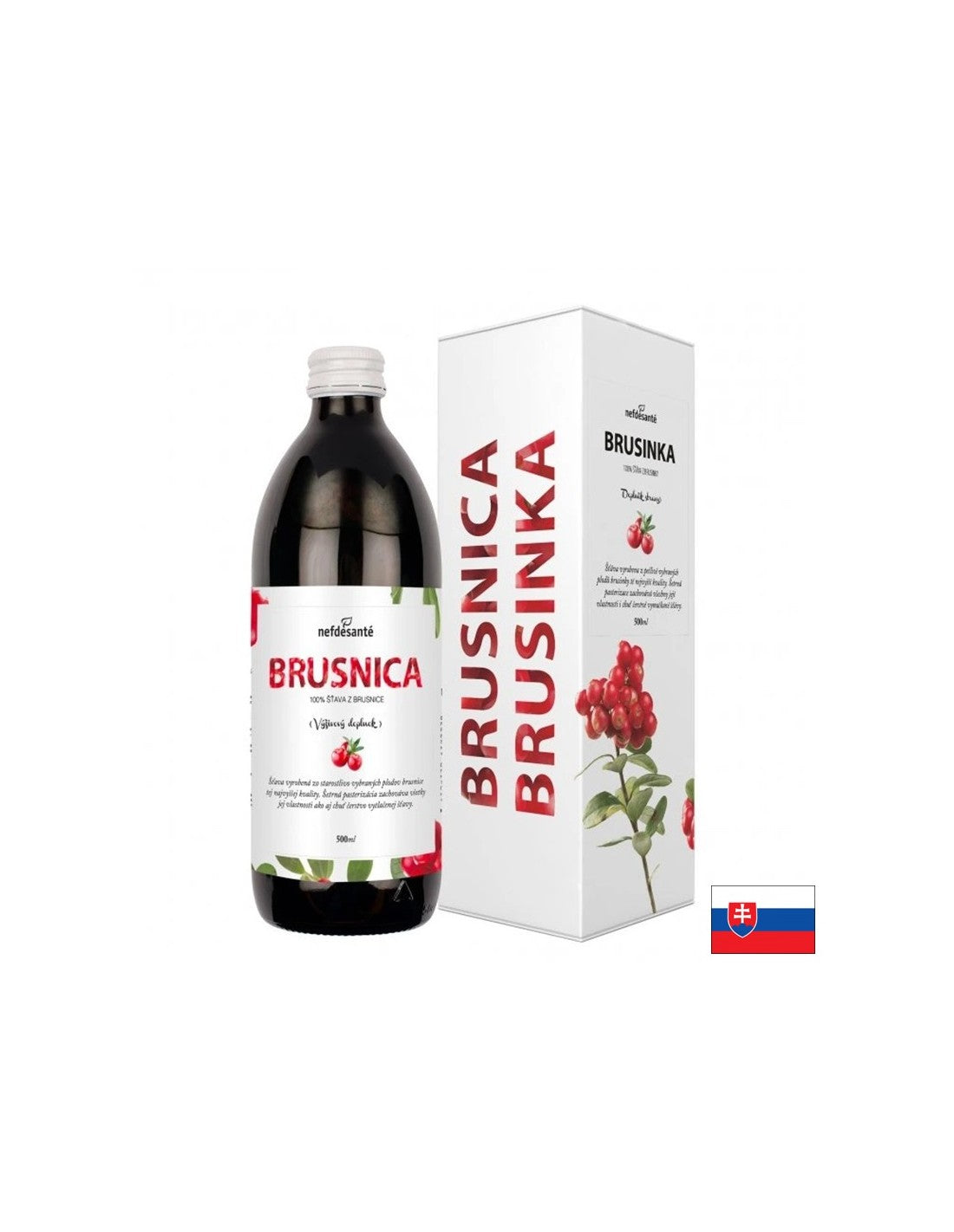 Сок от червена боровинка за уринарния тракт, 500 ml, 10 дози - Feel You