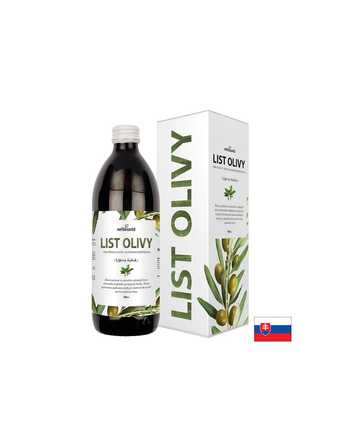 Сок от маслина (лист) – имунно и сърдечносъдово здраве, 500 ml, 16 дози - Feel You