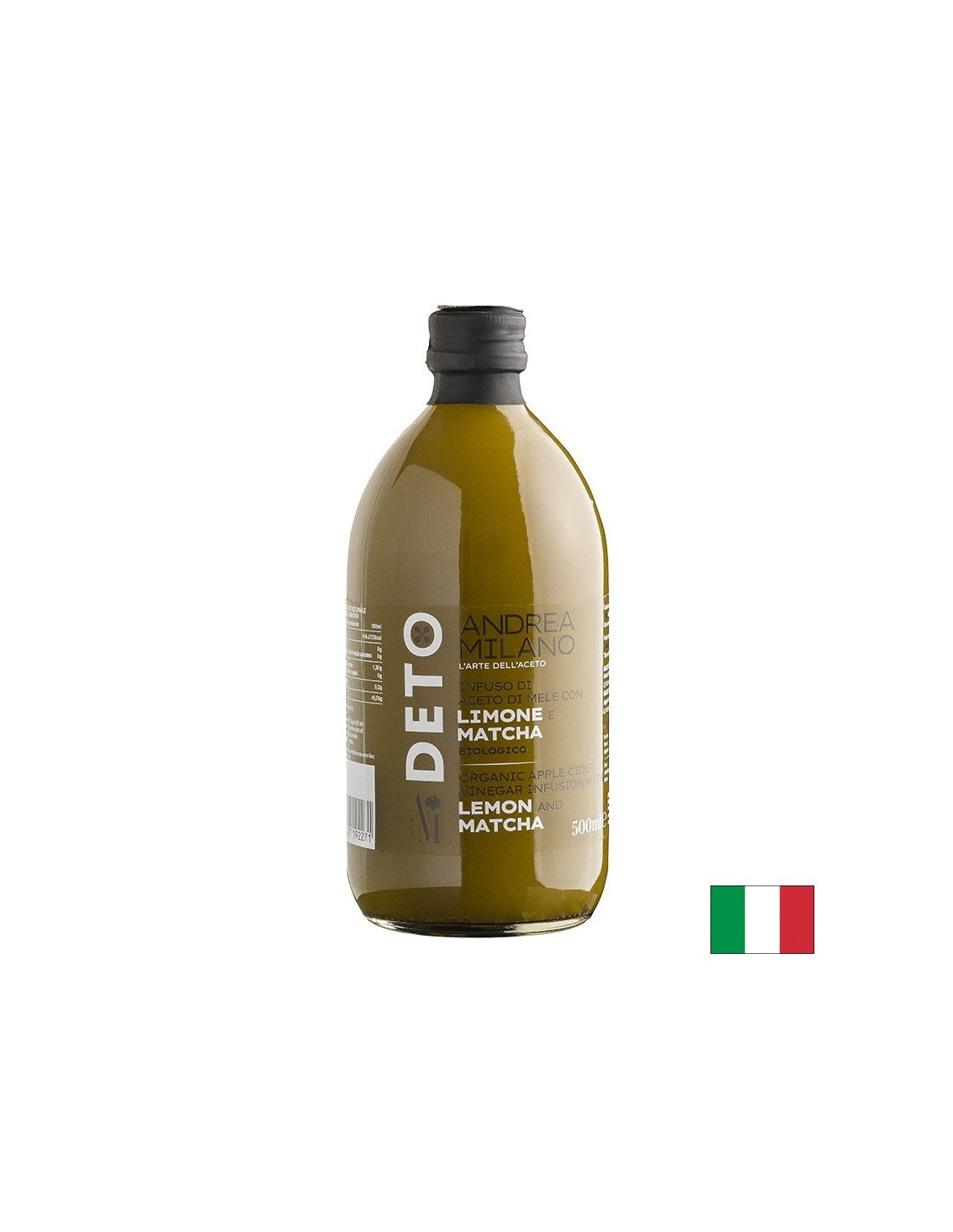 Нефилтриран ябълков оцет с лимон и матча Био, 500 ml - Feel You