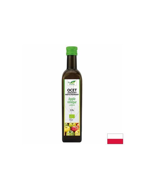 Ябълков оцет (нефилтриран), БИО, 500 ml - Feel You